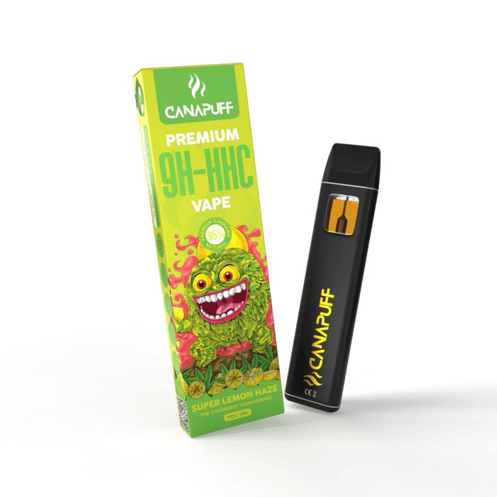 Super Lemon Haze 95 % 9H-HHC – Vienkartinis vape – CanaPuff – 1 ml