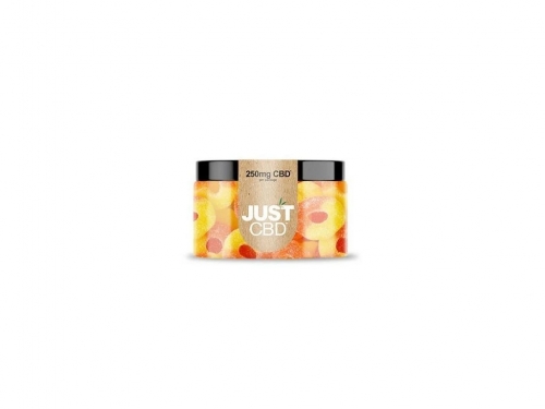 „Just CBD Gummies“ persikų žiedai 250 mg–500 mg CBD CBD mg: 250
