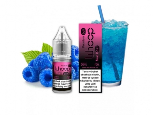 Whoop Blue Razz 10ml - Soľný liquid Nikotín: 20mg