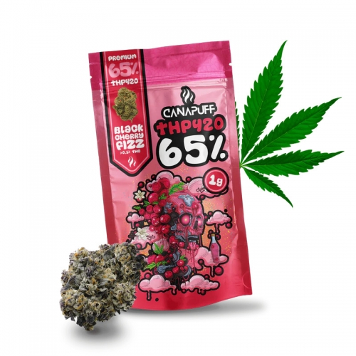 THP420 „Black Cherry Fizz“ gėlės, 65 % – „Canapuff“, 1 g