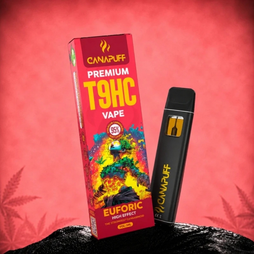 T9HC Vape Euforic 95 % 1 ml – vienkartinis elektroninis cigarečių rūkymo prietaisas