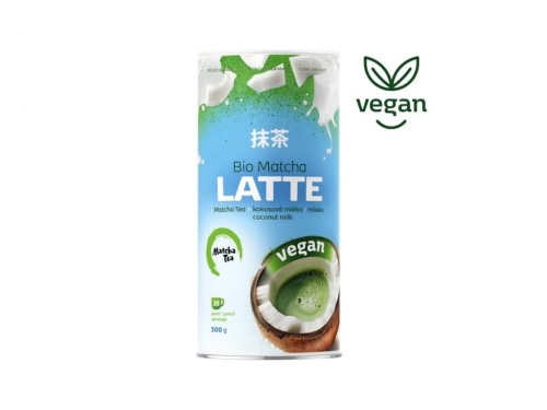 EKOLOGIŠKA MATCHA ARBATA VEGANIŠKA LATĖ 300 G