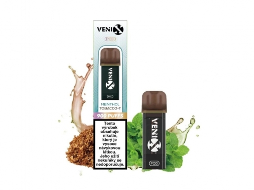 VENIX POD MENTOLIO TABAKAS-T 20mg/ml