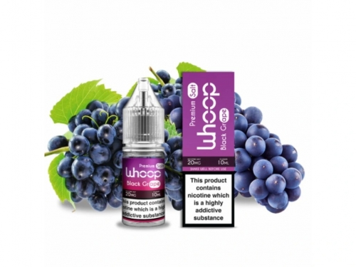 „Whoop Black Grape“ 10 ml – druskos skonio skystis. Nikotinas: 20 mg.