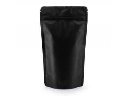 „Doypack Zip“ (maišelis) | juodas matinis | Tūris: 100 ml (85 x 140)