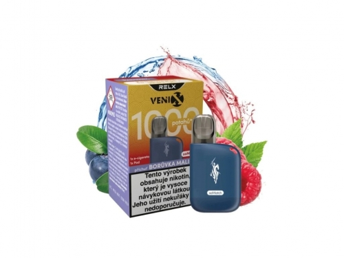 RELX Venix soMatch rinkinys – mėlynių ir aviečių skonio