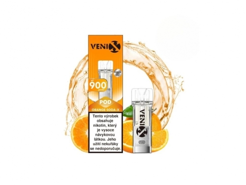 VENIX POD MAX APELSINŲ GAZUOTAS GĖRIMAS-X 20mg/ml