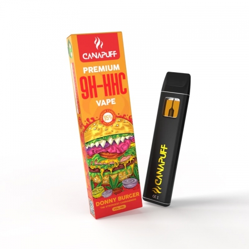 Donny Burger 95% 9H-HHC – Jednorazová vape – Canapuff – 1 ml